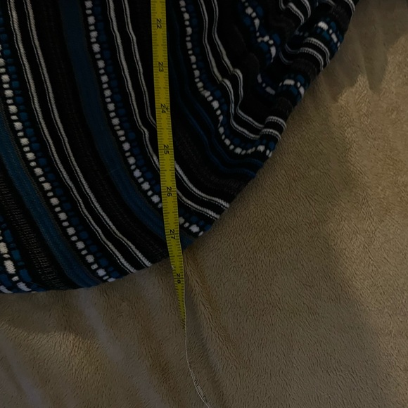 Jessica Simpson knit medium black grey blue white stripes dress 2/15.00 SALE🦺 - Picture 5 of 10